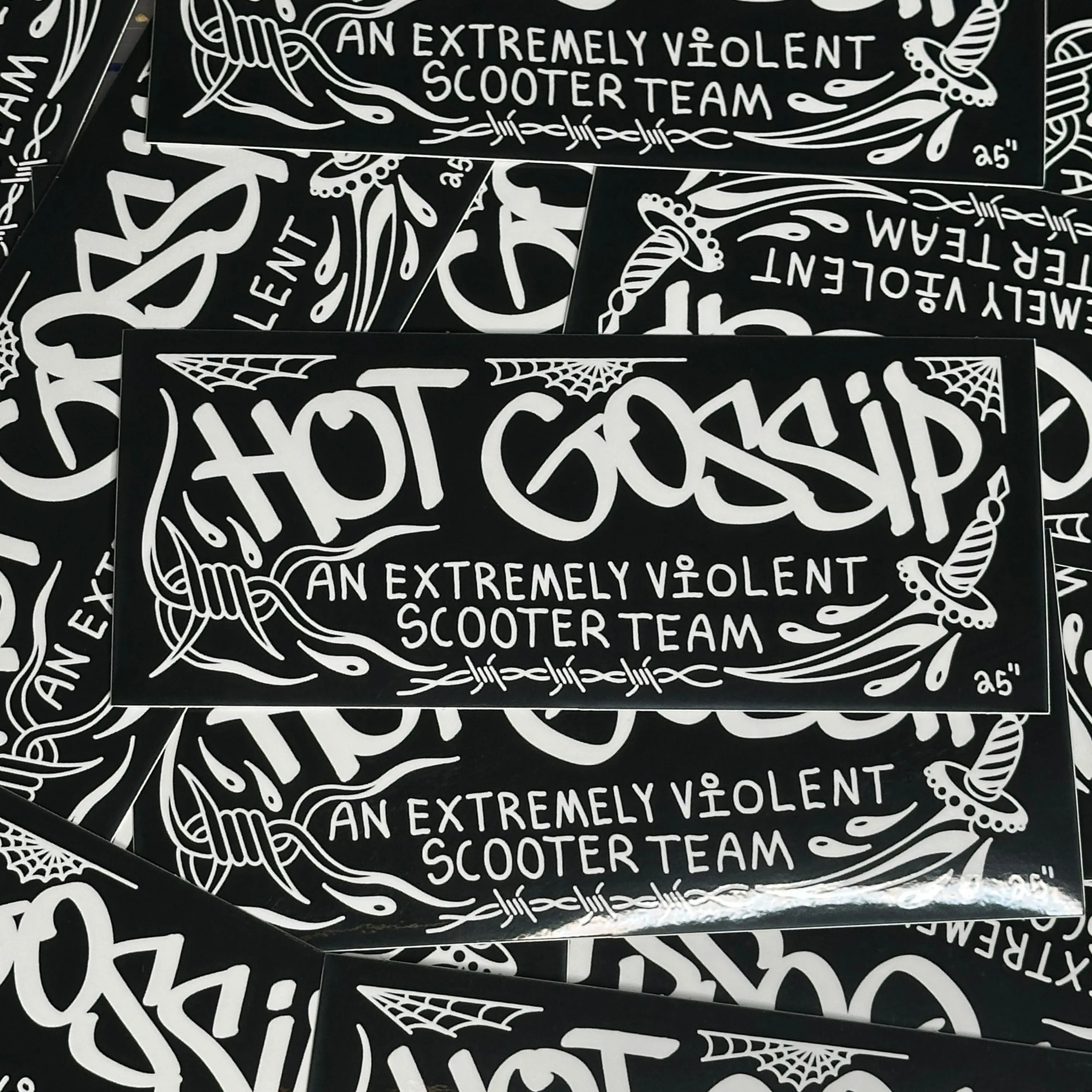 HOT GOSSIP EXTREMELY VIOLENT STICKER