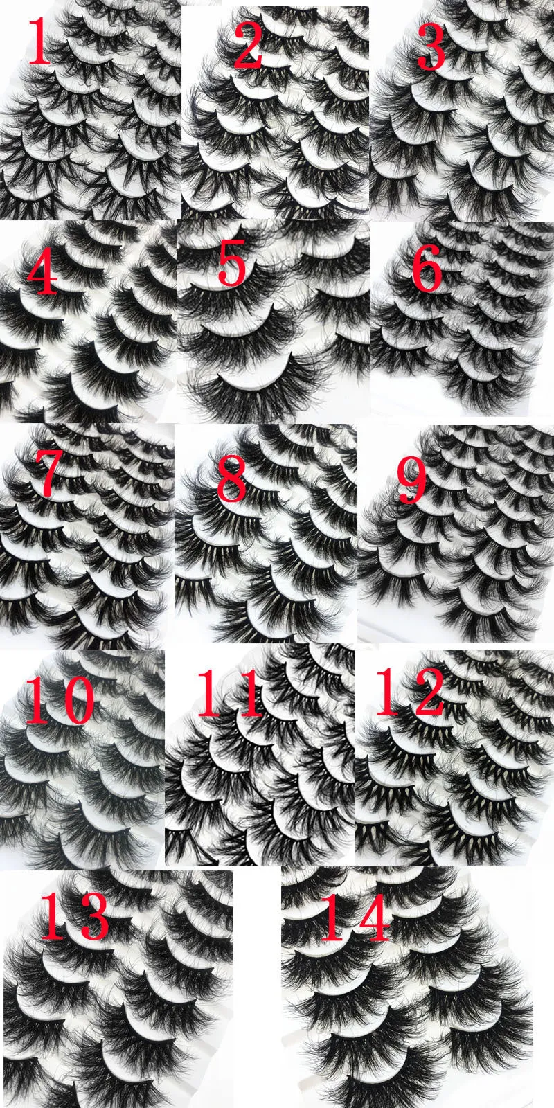 Hot selling multi-layer false eyelashes