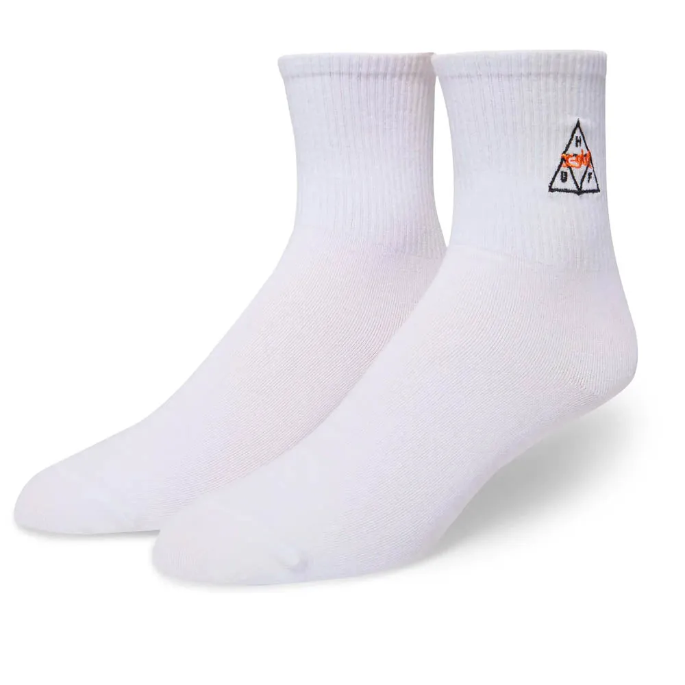 Huf - X-Girl 1/4 Socks White