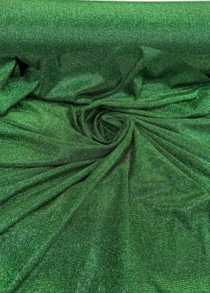 Hunter Green Metallic Foam Lurex