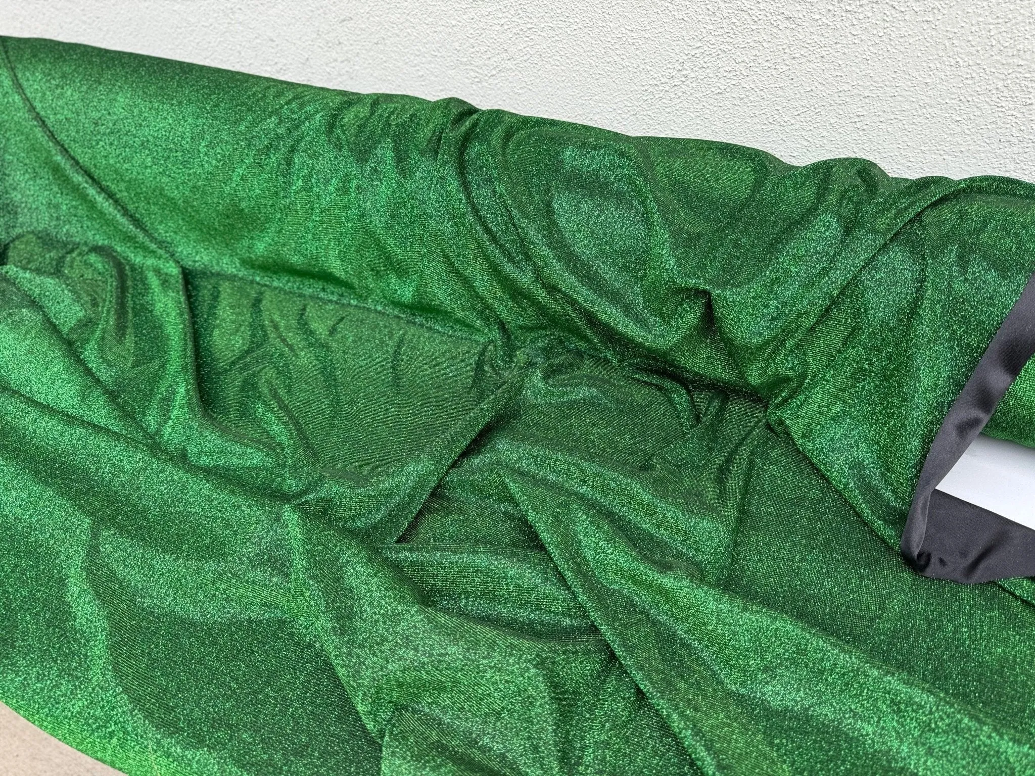 Hunter Green Metallic Foam Lurex