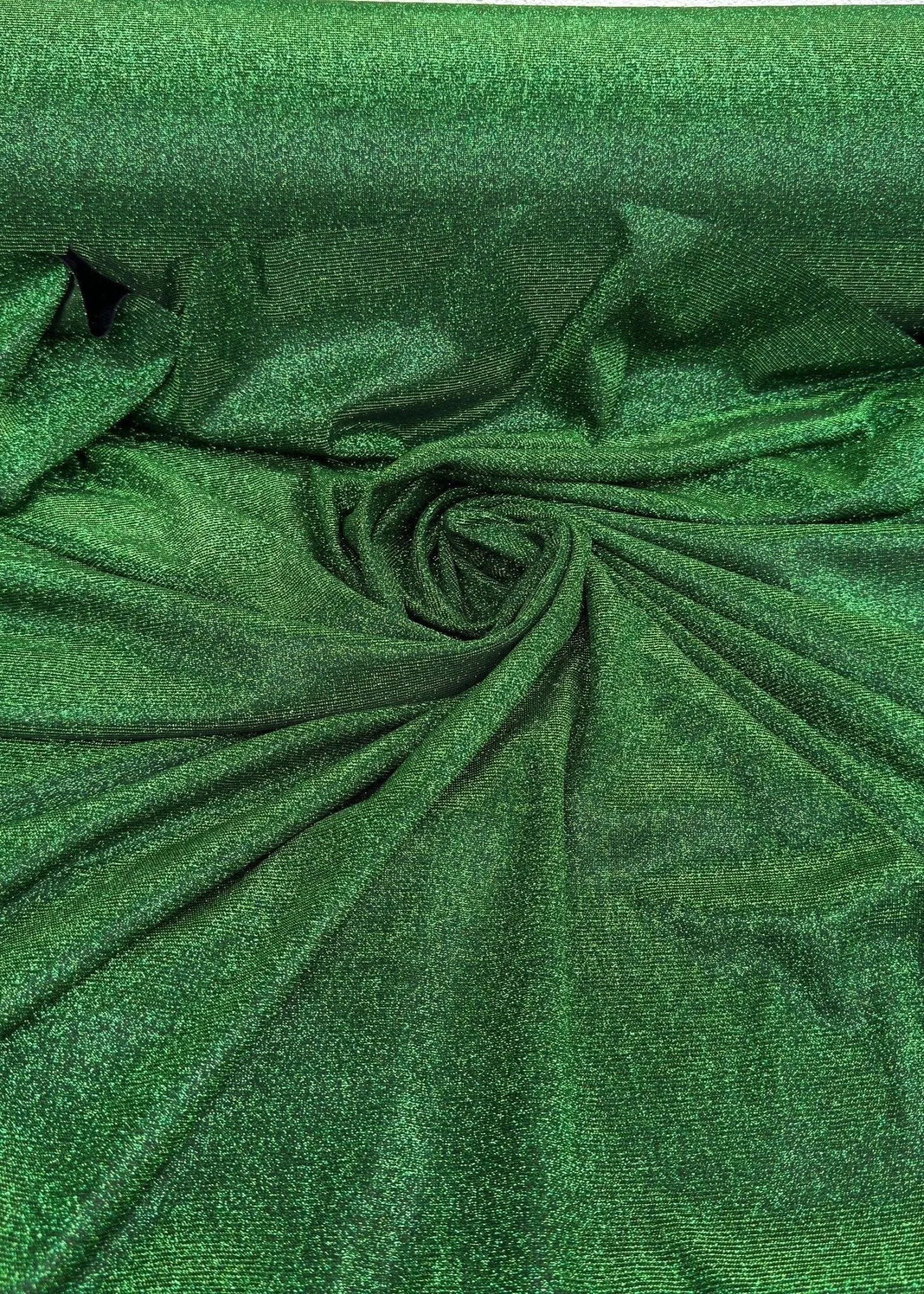 Hunter Green Metallic Foam Lurex