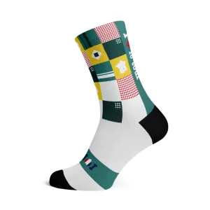 I Love Boobies Le Tour de France Blocks Socks