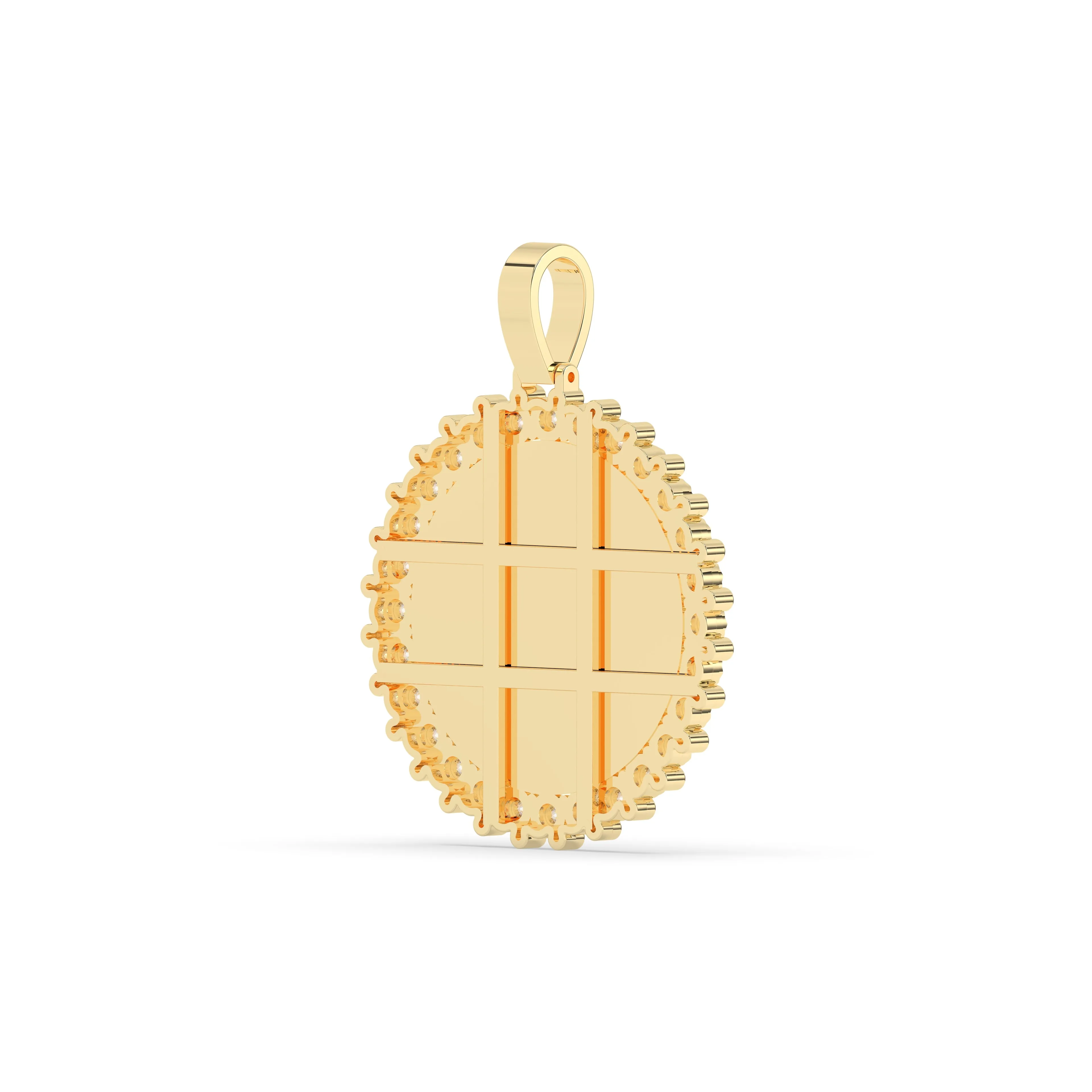 Illusion Diamond Picture Memory Pendant