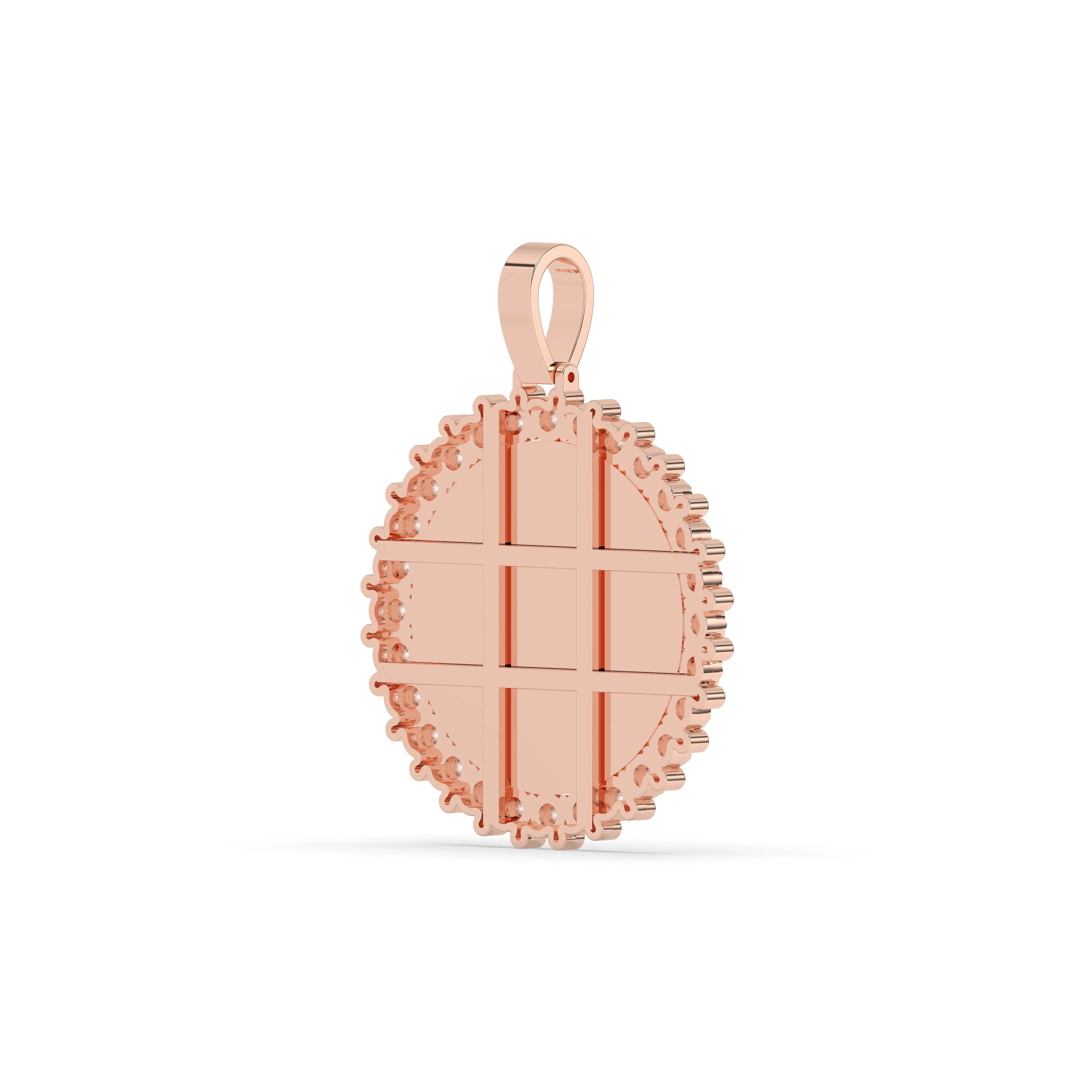 Illusion Diamond Picture Memory Pendant