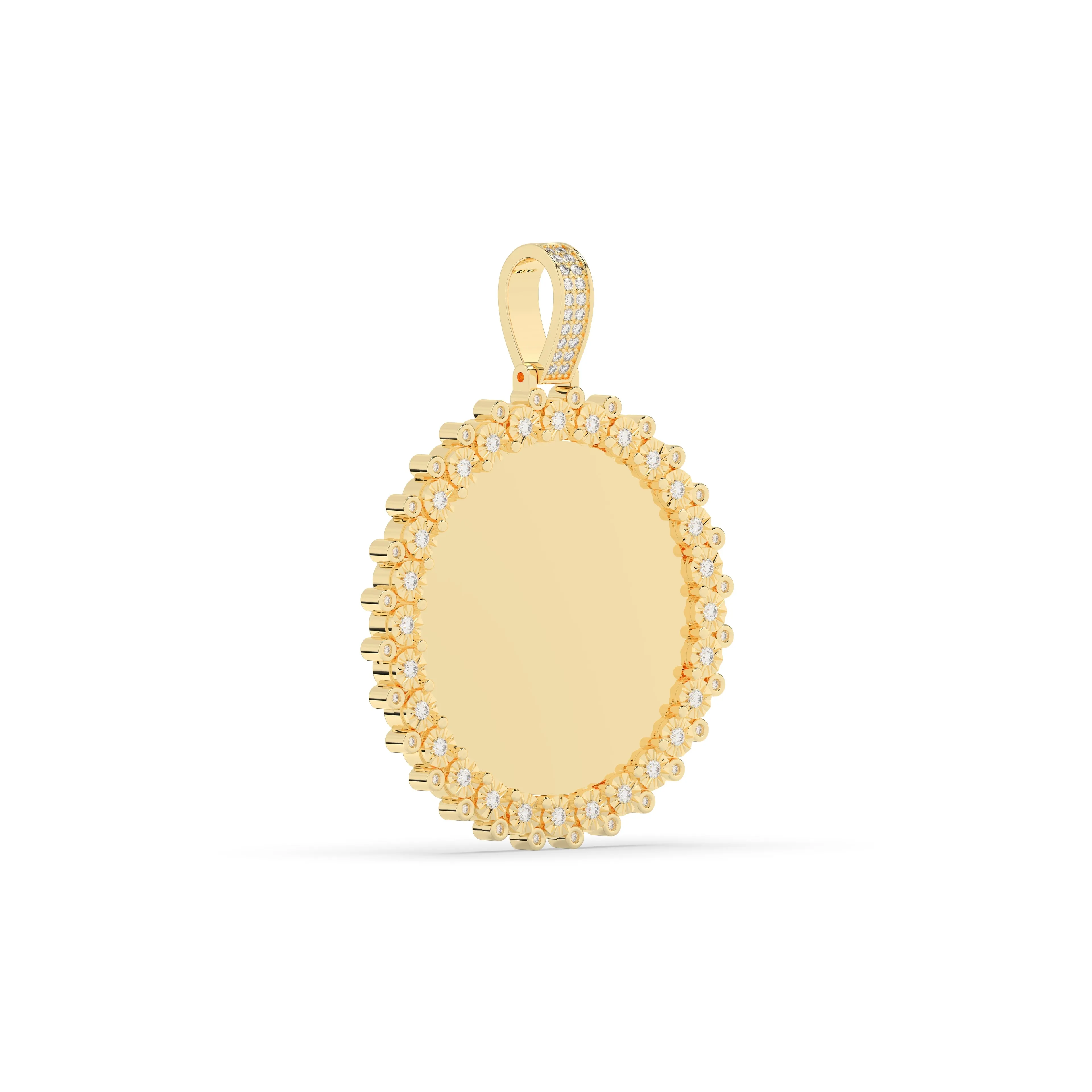 Illusion Diamond Picture Memory Pendant