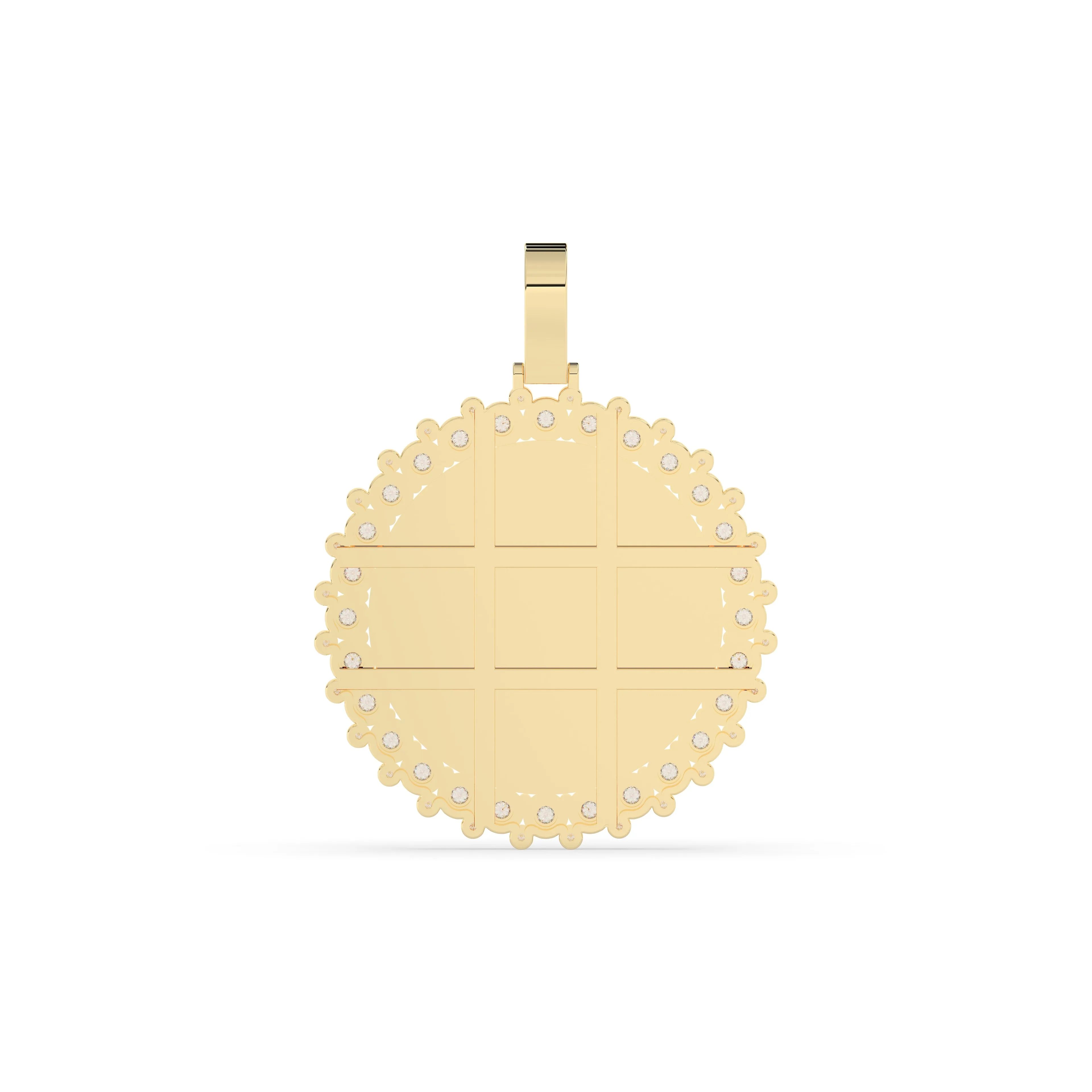 Illusion Diamond Picture Memory Pendant