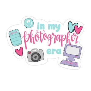 In My Photographer Era Sticker
