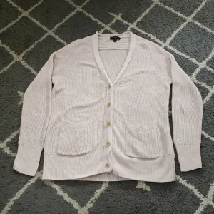 J crew relaxed cotton linen cardigan sweater