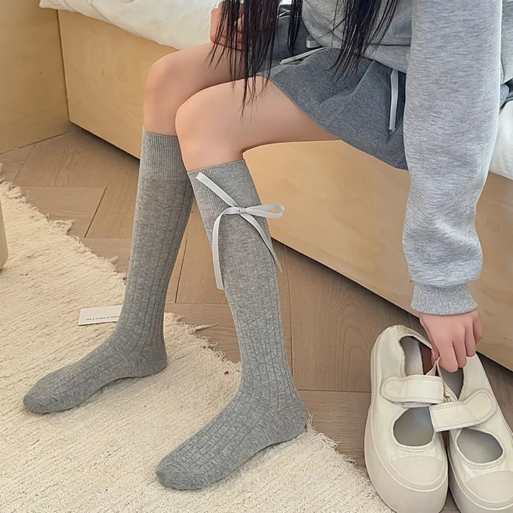 Japanese Girls Solid Color Socks