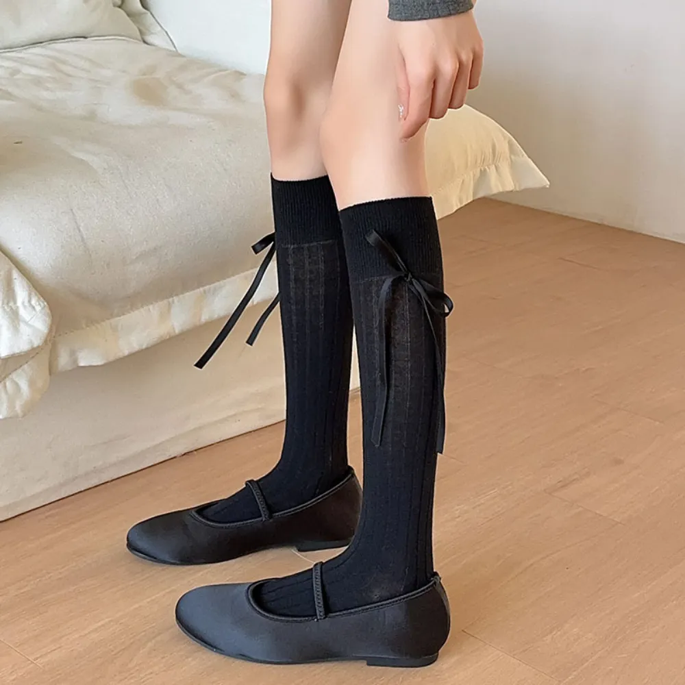 Japanese Girls Solid Color Socks