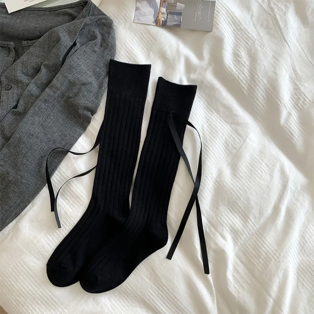 Japanese Girls Solid Color Socks