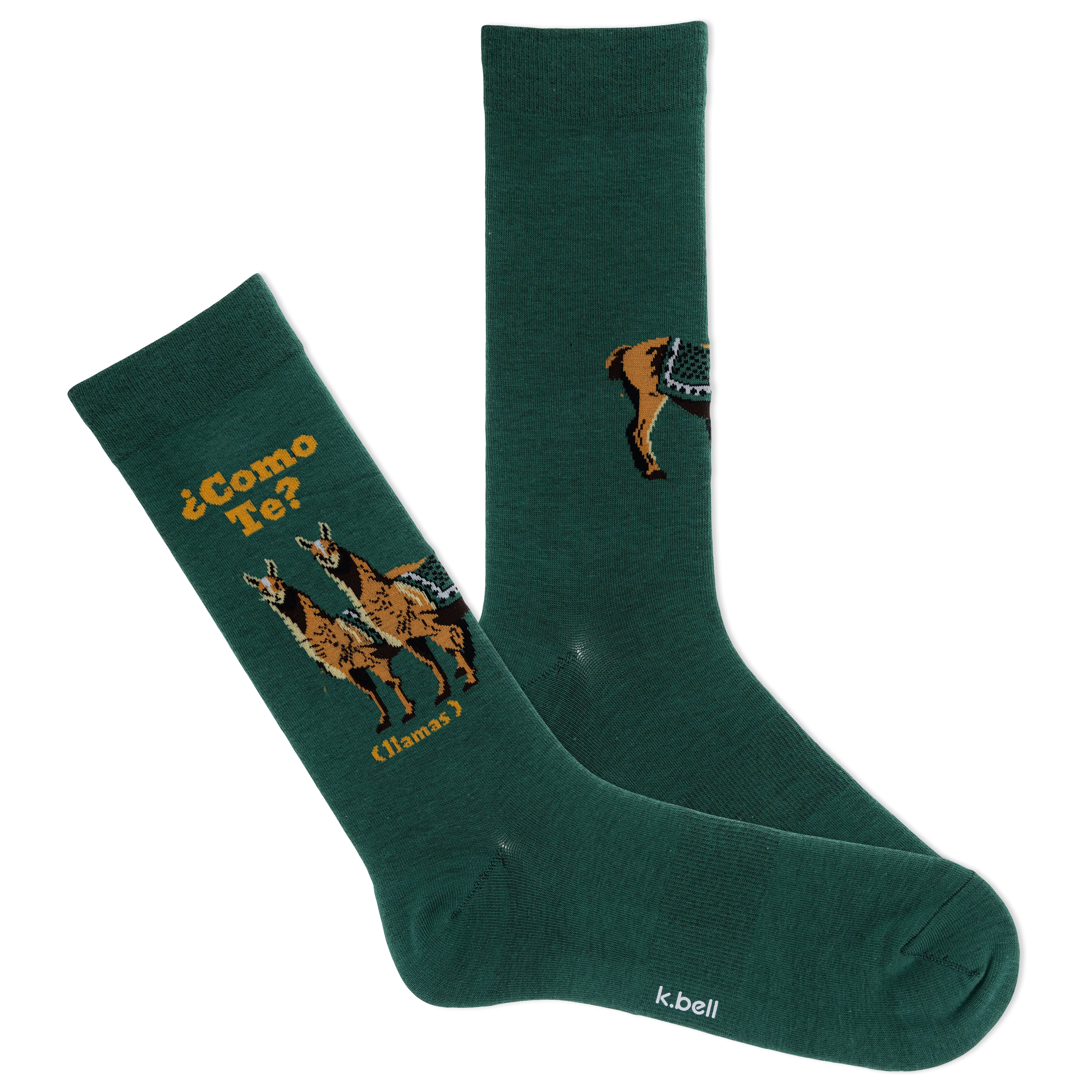 K.Bell Men's Como Te Llamas Crew Sock