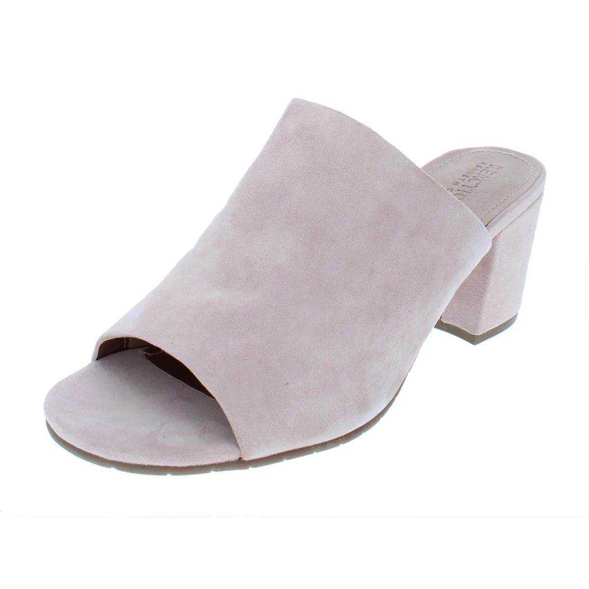 Kenneth Cole Reaction Womens Mass-Ter Mind Solid Open Toe Mules