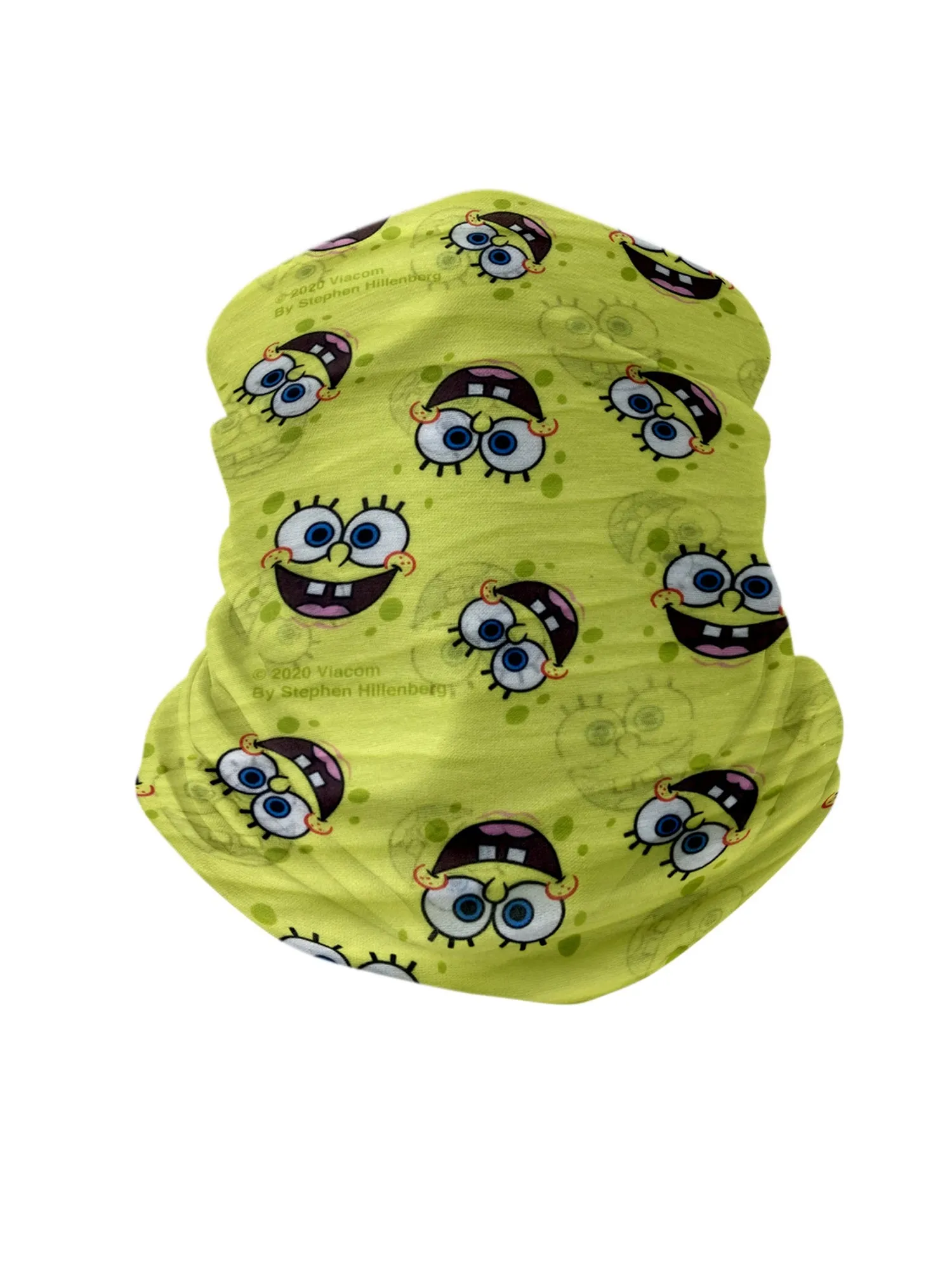 Kids Boys Spongbob Patrick Face Mask Cover & Bandana Krabby Patties 5 Piece Set
