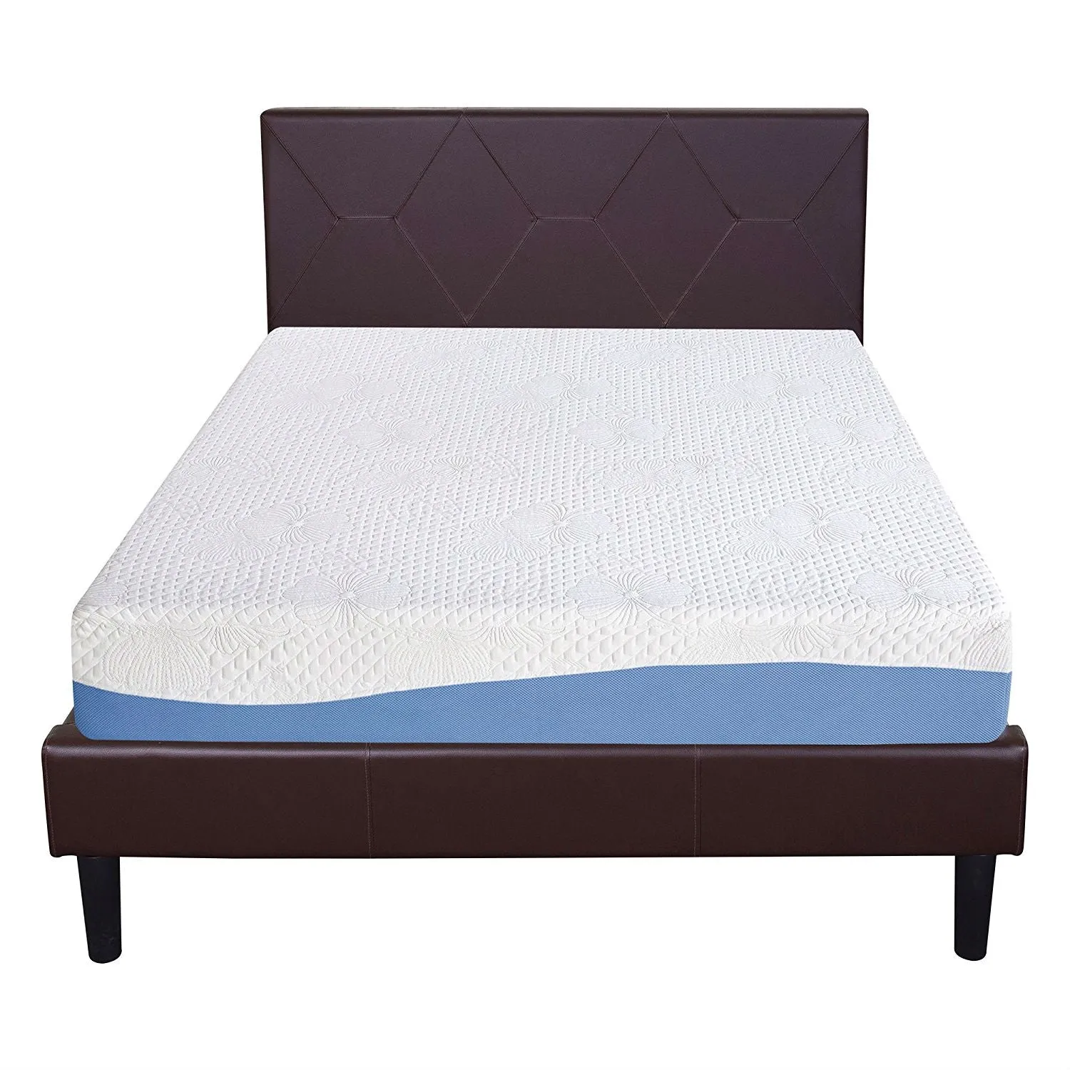 King size 10-inch Memory Foam Mattress with Gel Infused Comforter Layer