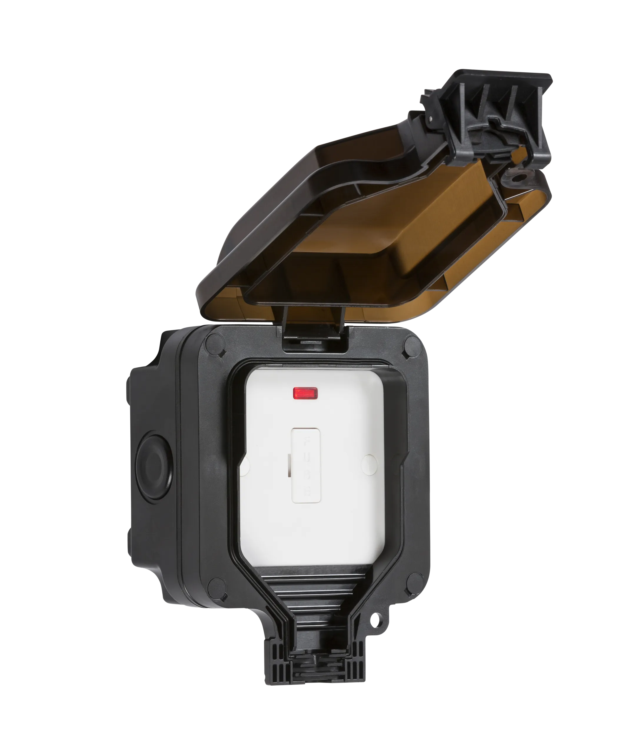 Knightsbridge OP6N Weatherproof IP66 13A Fused Spur Unit   Neon