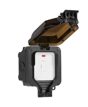 Knightsbridge OP6N Weatherproof IP66 13A Fused Spur Unit   Neon