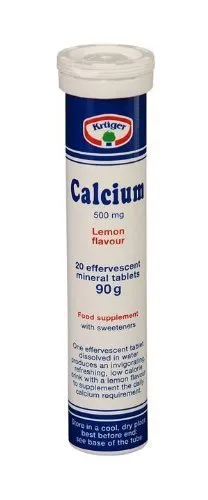 Krueger Calcio Effervescent Tablets (90 g/20 Tablets)