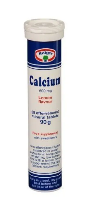 Krueger Calcio Effervescent Tablets (90 g/20 Tablets)