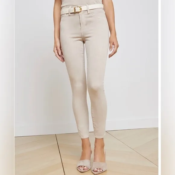 L’AGENCE Margot Jean in color biscuit size 30 NWOT.
