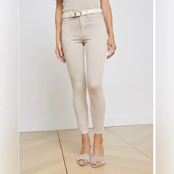 L’AGENCE Margot Jean in color biscuit size 30 NWOT.