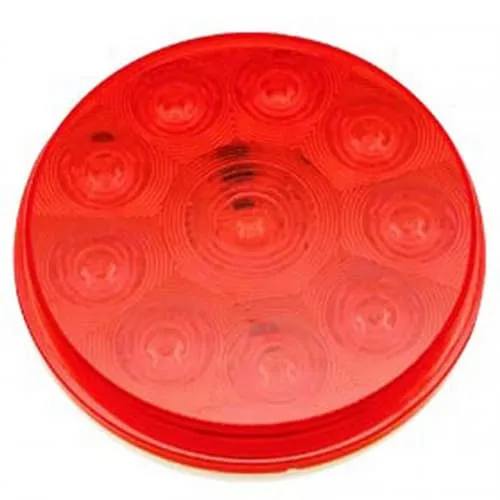 LED 4" Round Red-Light Only