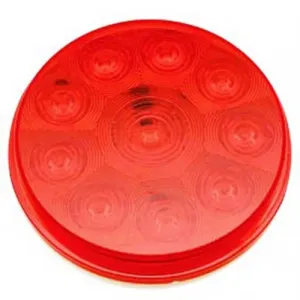 LED 4" Round Red-Light Only