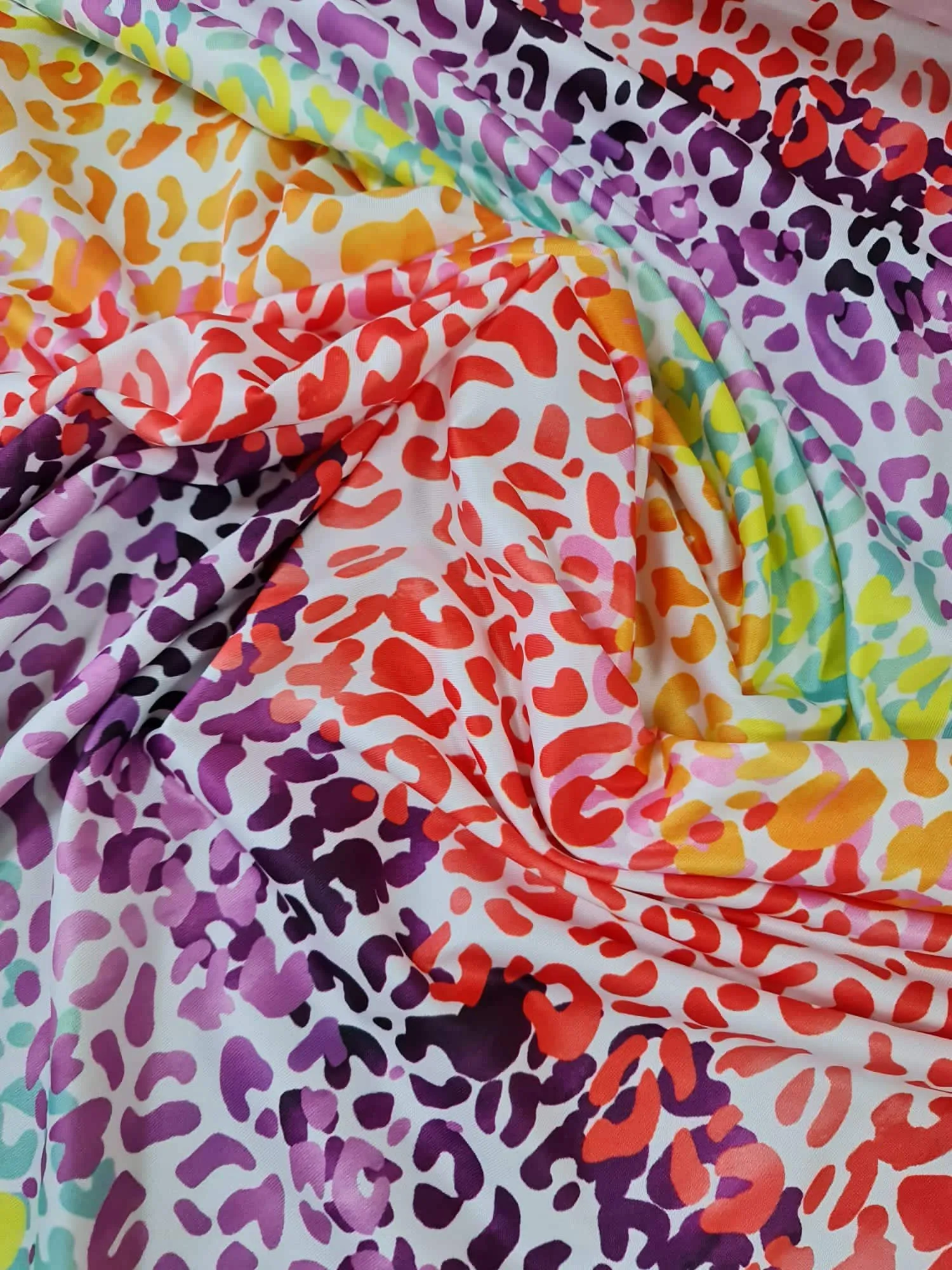 Leopard Print Fabric - Animal Print Material for Sewing Projects