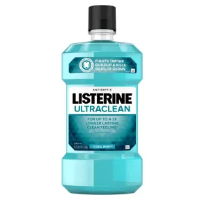 Listerine Ultraclean Cool Mint Antiseptic Mouthwash, 1.5 L