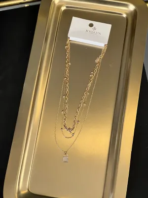 Locked In Love Charm Necklace
