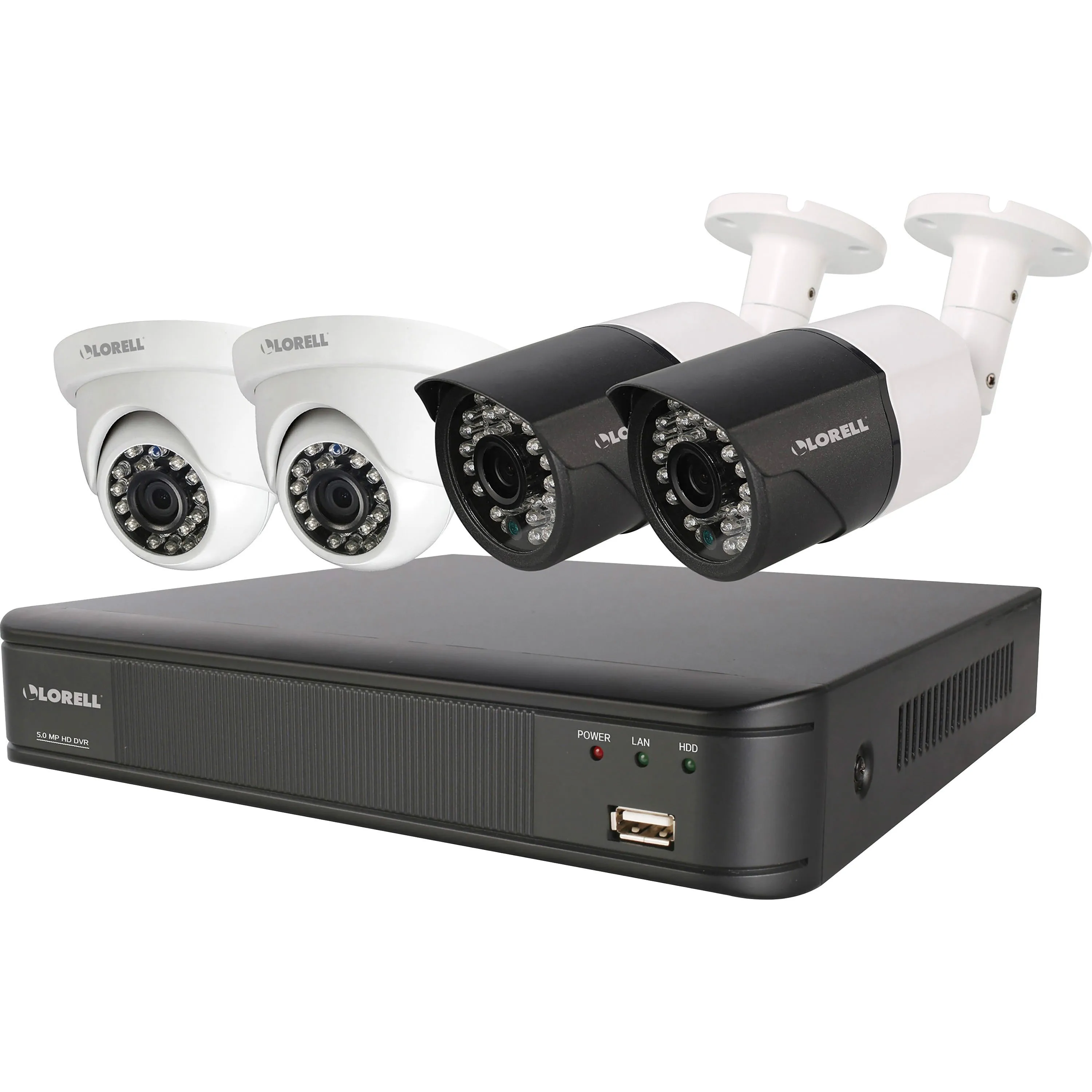 Lorell Weatherproof 5 Megapixel Security System