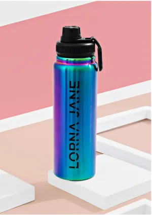 Lorna Jane Iridescent Water Bottle - Multi