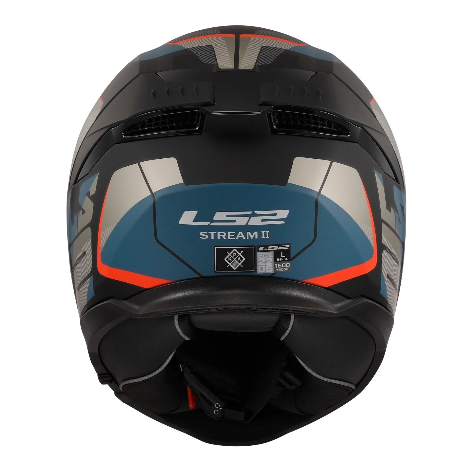 LS2 FF808 Stream II Road - Matte Black / Blue