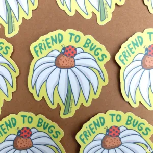 Lucky Sardine Friend to Bugs Sticker