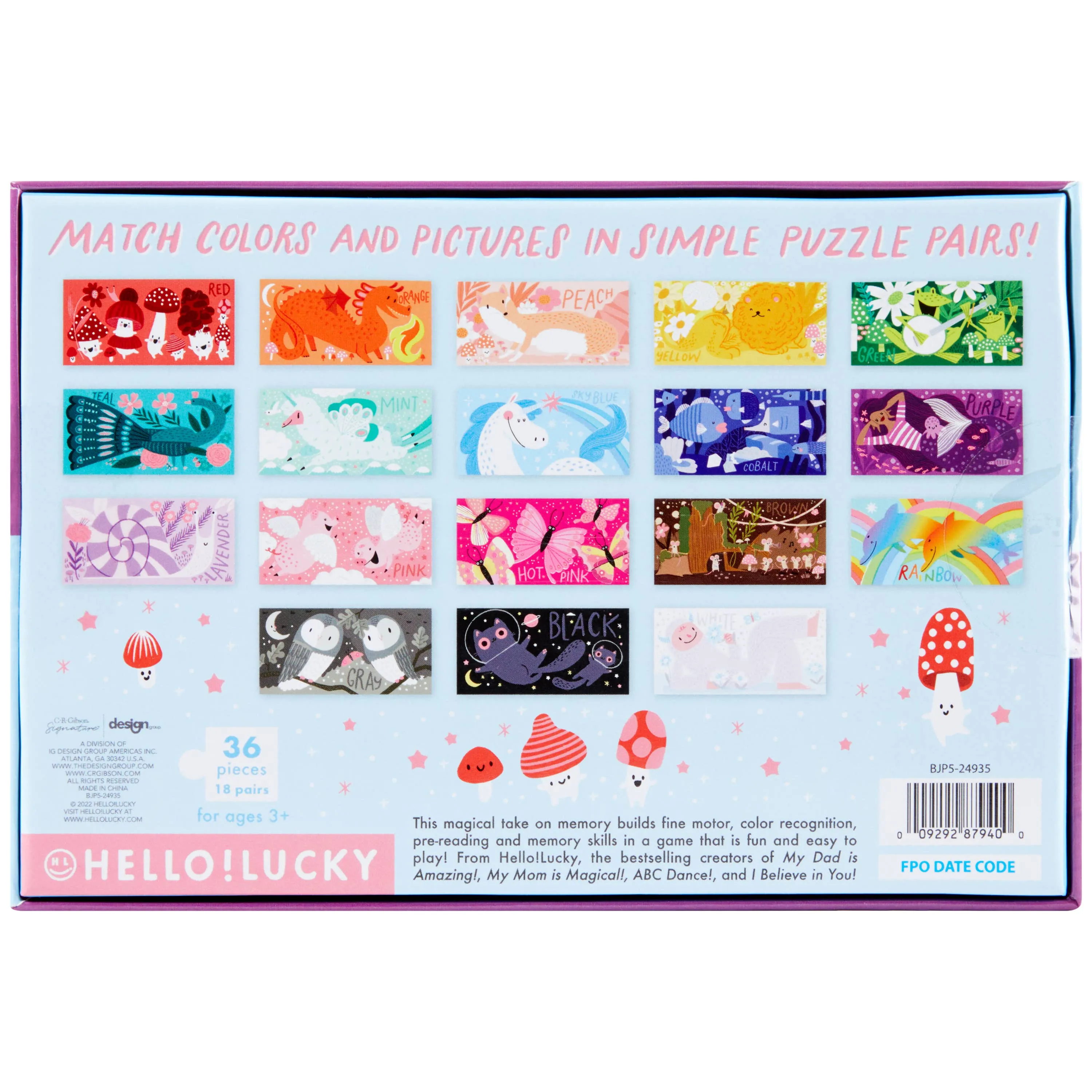 Magical Memory Puzzle Pairs