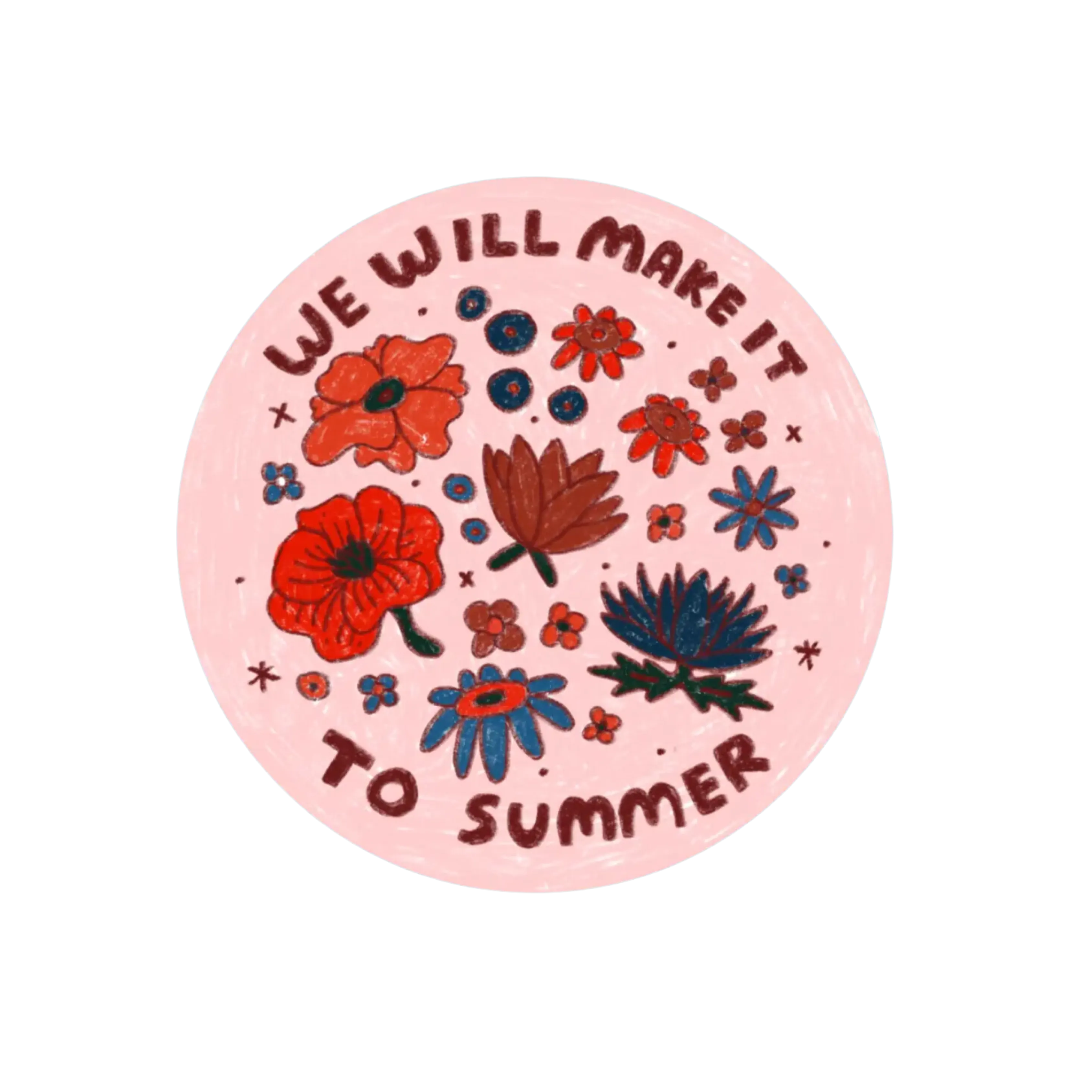Make It To Summer Sticker