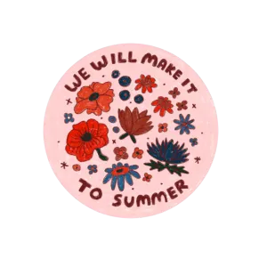 Make It To Summer Sticker