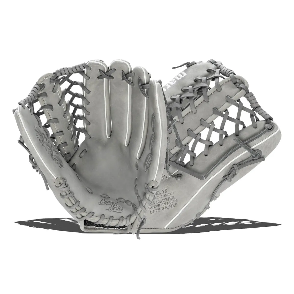 Marucci Cypress 12.75" Outfield Baseball Glove: MFG2CY78R1-GY/SL