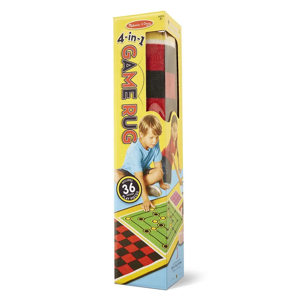 Melissa & Doug 4-in-1 Game Rug
