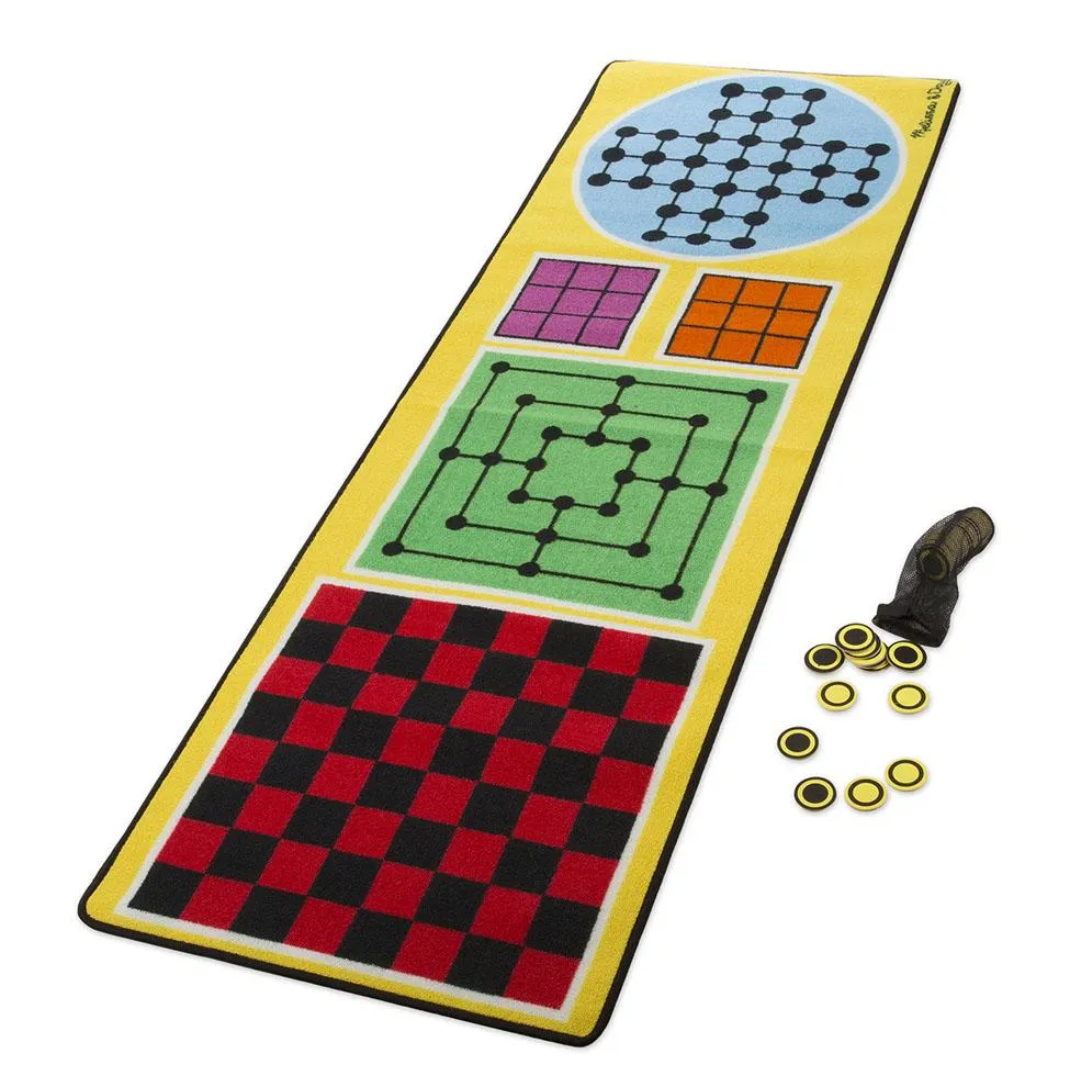 Melissa & Doug 4-in-1 Game Rug