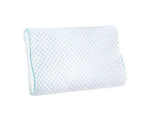 Memory Foam Pillow Ice Silk Cover Contour Pillows Cool Cervical Support