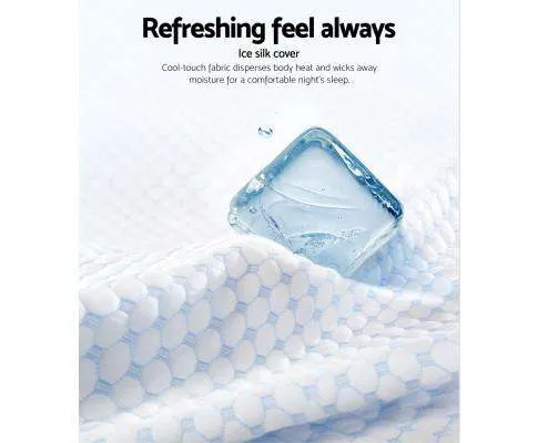 Memory Foam Pillow Ice Silk Cover Contour Pillows Cool Cervical Support