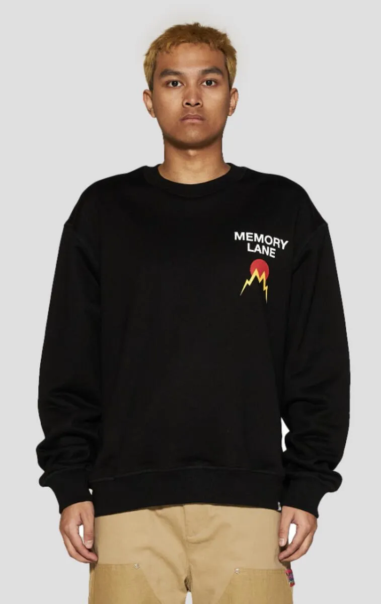Memory Lane Crewneck (Black)