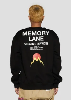 Memory Lane Crewneck (Black)