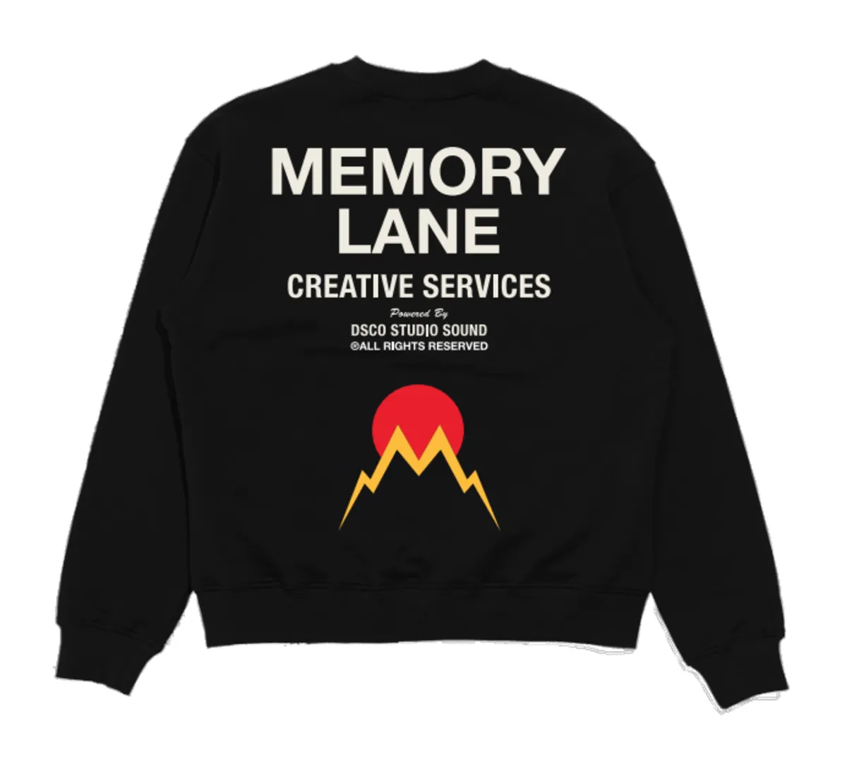 Memory Lane Crewneck (Black)