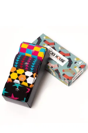 Men Wild Gift Set with 4 Pairs of Socks