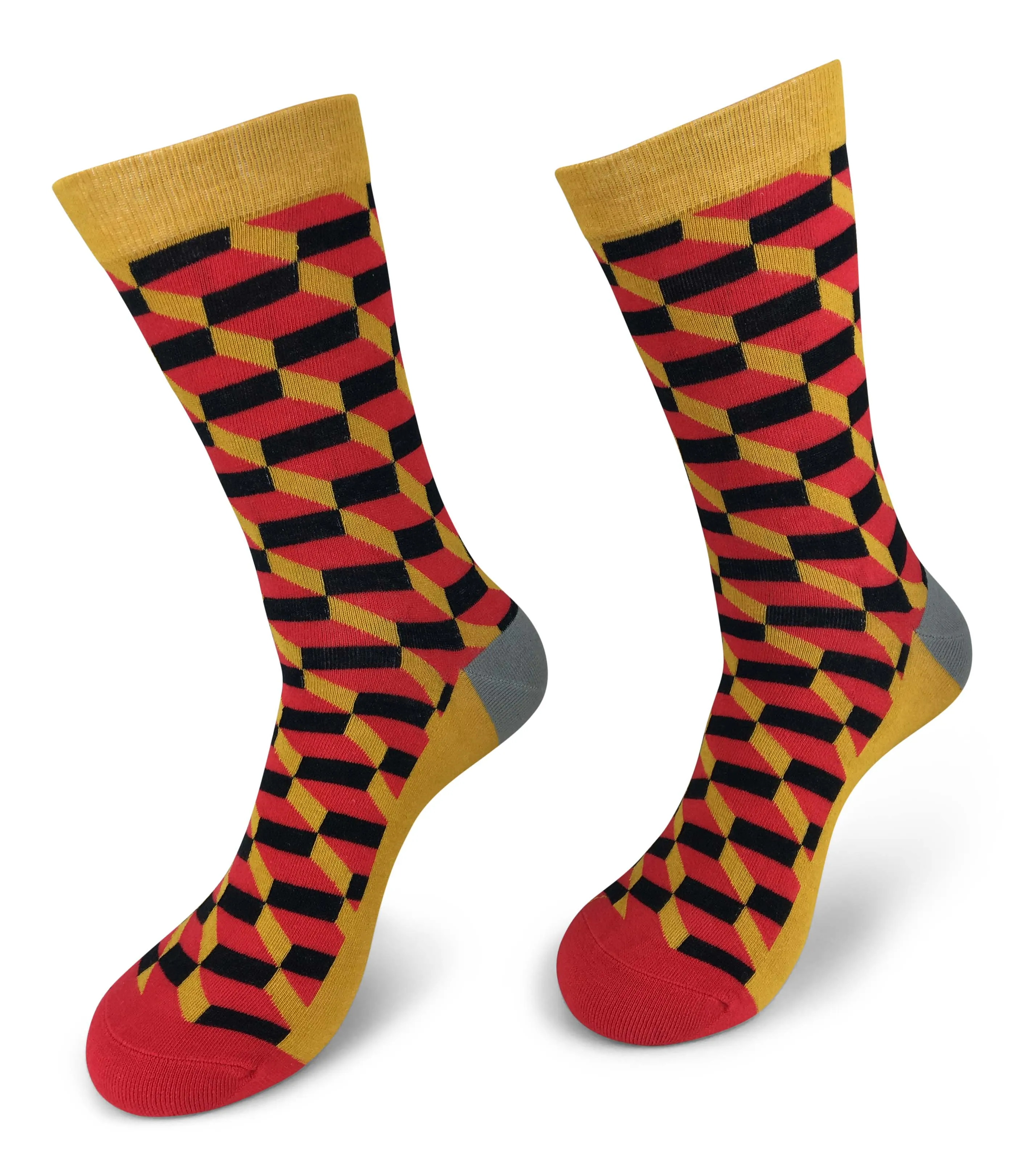 Mens Colorful Funky Fun Casual Fashion Socks  Collection- Single Pairs