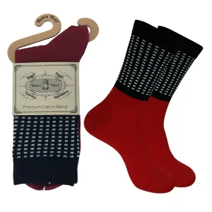 Mens Colorful Novelty Funky Fun Cotton Fashion Socks  Collection- Single Pairs