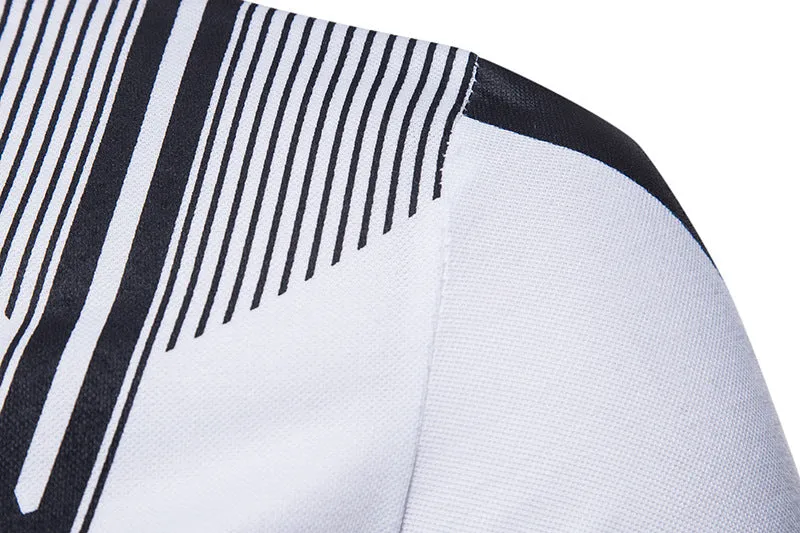 Men's Geometric Printing Short Sleeves T-shirt